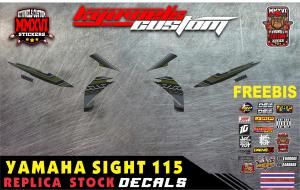 YAMAHA SIGHT 115 DECAL STICKER