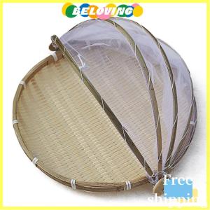 Beloving Flash Sale ตะกร้าตาข่ายใส่อาหารสานด้วยมือตะกร้าใส่ขนมปังผักผลไม้ตะกร้าตาข่ายปิกนิกบรรยากาศเรียบง่าย