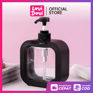 Tempat Sabun Dispenser Putih Transparant Aesthetic/ Botol Pump Sabun Minimalis Elegan