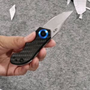 ZT0022 GO BOLD ใบมีดเหล็ก CPM 20CV ความแข็ง 60HRC ด้ามจับคาร์บอนไฟเบอร์