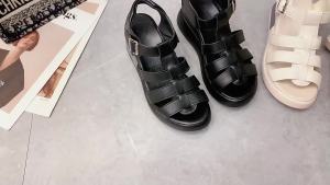 [Free Shipping] Roman platform sandals for women new summer style fashionable height-enhancing wedge heels large size womens shoes wholesale