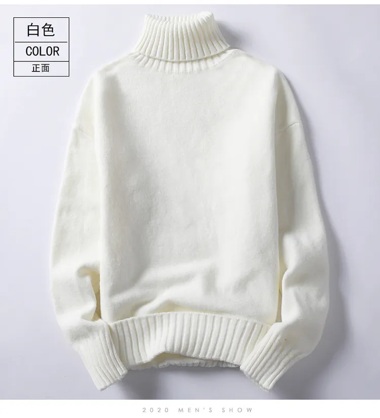 New Men Sweaters 2021 Turtleneck Sweater Men Sweater Pullover