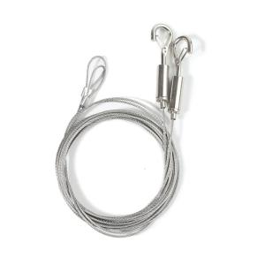 2 Pcs Adjustable Hanger Hook Stainless Steel Wire Professional Art Gallery Picture Display Hanging System Accessories