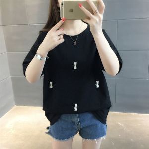 LH.Bigsize ไซส์ใหญ่มาใหม่เสื้อยืดลายแมวเหมียว น่ารักแบบเบาๆ ให้ลุคใสใสวัยรุ่นสุดๆ