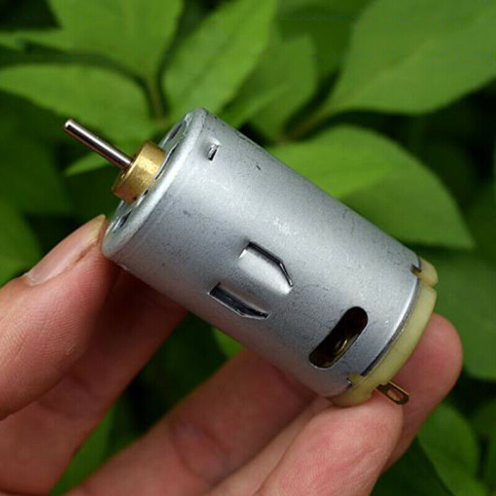 Micromotore DC 395 12V-24V – Spazzole Carbonio, Albero 2,3mm, Grande Coppia, Cina