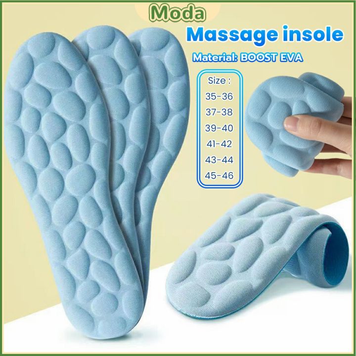 Moda Comfortable Massage Memory Foam Insole Pebbles Sole
