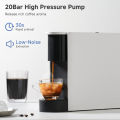 SimplusPink Coffee Maker Espresso Capsule Coffee Machine 20Bar Extraction Compact Design Home Office Use 2-Cup Size Options KFJH019. 