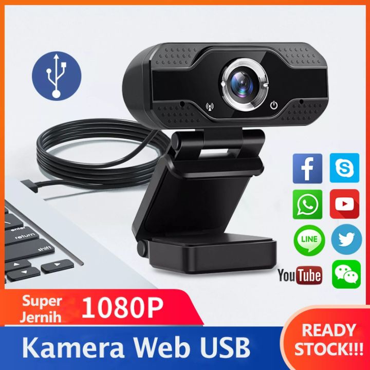 Webcam PC Laptop Web Kamera FULL HD 1080P Webcams With Mic Desktop