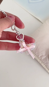 Retro Inspire Magicals Girl Lovely Rabbit Keychain In Portable Sturdy Acrylic Materiels Fashion Accessory for Daily Use