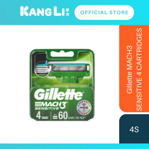 Gillette MACH 3 Sensitive + 4 Cartridges Combo