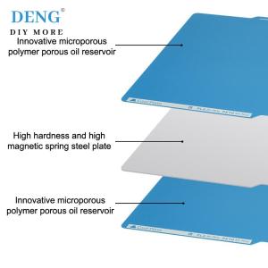【Special price】Deng For Bambu Lab X1 P1P A1 Cool Plate Build Plate Double-Sided Plate Spring Steel 256x256mm Bambu Lab Heat Bed 3D Printer Part