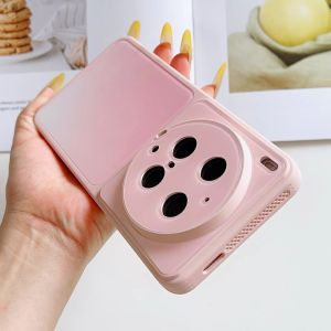 Fashion Gradient Color Shockproof Phone Case For VIVO X300 X300s Pro Ultra Cooling Frame Camera Protection Glossy Back Cover