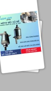 Motor Đề/ Mô Tơ Đề/ Củ Đề Xe Piaggio Vespa 2V 2VIE 3V 3VIget  Vespa Sprint Primavera Liberty Medley GTS LX...