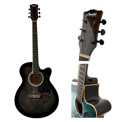 ASAHI AS40C (Assorted Colors) Acoustic Guitar 40 inch – Designed in Japan
