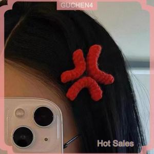 GUCHEN4🎀 Biểu hiện handmade Clip tóc cho phụ nữ cô gái sáng tạo Tức Giận tóc clip hài hước bên Clip đa năng Phụ Kiện Tóc Quà Tặng