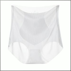 【Real No Trace】 High-Waisted Hip Lift Tummy Tuck Panties Tuck Belly Lift Butt Ultra-Thin Cool Cold Feeling Not Stuffy Anti-Bacterial Shaping Underwear 高腰无痕提臀收腹内裤
