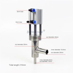 BateRpak 304L Stainless Steel Filling Machine Discharge NozzleLiquid Filling Head Filling Machine Spare part