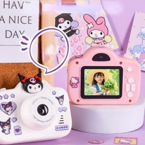 Sanrio Kuromi Camera for Childrens Photography Cinnamoroll  Melody Digital Camera HD Birthday Gift