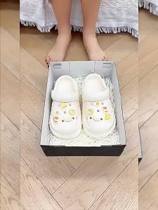 WomenS Summer Outdoor Clogs 2025 New Thick-Soled Nurse Beach Closed-Toe Half-Slipper For Summer