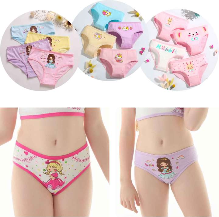 Buy 4pcs Girls Underwear Cartoon Cotton Under Panties for Girls 2