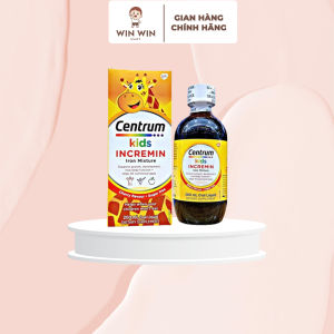 Siro Centrum Kids Incremin iron mixture Úc cho bé biếng ăn 200ml