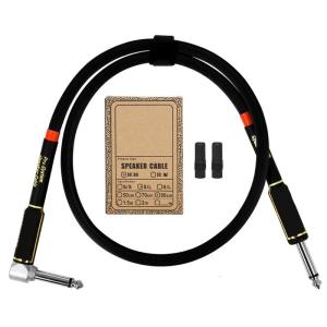 Dây Bàn phím cáp đàn ghi ta 6.35mm dây dẫn Guitar thẳng đến góc phải 1/4 inch Cáp Dụng cụ dây dẫn âm thanh không ồn ào