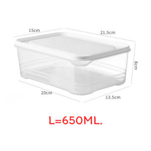 camellia.86 กล่องเก็บถนอมอาหาร บรรจุของได้เยอะ เข้าไมโครเวฟได้ กล่องเก็บอาหาร