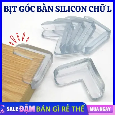 Combo 10 Bịt Góc Bàn Bọc Góc Cạnh Bàn Silicon An Toàn Cho Bé - Nút Bọc Cạnh Tủ Bàn Kính Chống Va Đập - Miếng Bịt Góc Bàn Silicon Trong Suốt Bảo Vệ Cạnh Tủ Bàn Tiện Lợi