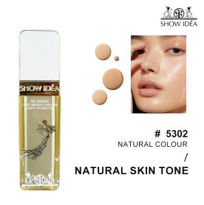 SHOW IDEA liquid foundation Oil-control Liquid Foundation Concealer 24H Lasting Matte Waterproof Face Cosmetics