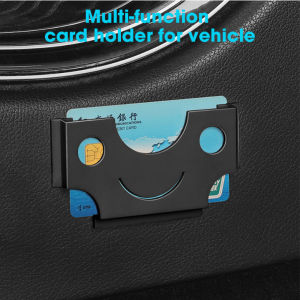 Car Card Holder Soft Silicone Name Card Parking Ticket Tng RFID Clip Klip Holder Bag Cover Accessories Aksesori Kereta