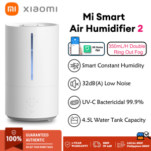 Xiaomi Smart Sterilizing Air Humidifier 2 4.5L UV-C Sterilization Purification Silent Large Mist Volume Constant Humidity Air Humidifiers For Room