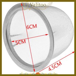 [Valitoo] Tái sử dụng thép không gỉ lưới trà Infuser Lọc ấm trà trà lá gia vị Lọc