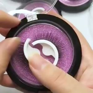 New Reusable Self Adhesive Lashes Waterproof Reusable Eyelashes No Eyeliner or Glue Fake Eyelashes Natural Look Stable/non-slip Natural Lashes Perfect False Eyelashes for Women (LONG)