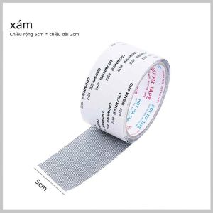 Băng keo lưới vá cửa sổ chống muỗi và côn trùng bản rộng 5cm dài 2 mét