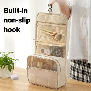 Makeup Bag Travel Organizer Hanging Storage Bag Waterproof Cosmetic Toiletry Bag Large Travel Pouch