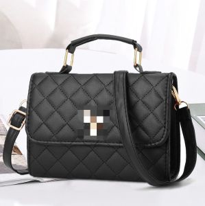Women Luxury Leather Sling Bags Messenger Bags Vintage Print Handbag Chain Shoulder Bags