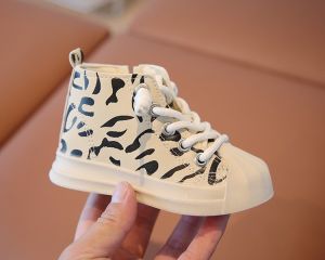 GIÀY BOOT DA  BEO THỜI TRANG CHO BÉ TRAI VÀ BÉ GÁI