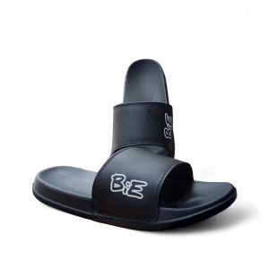 Bie - Sandal Selop Bie Side Genzha Series Blue In 1st Gen Black