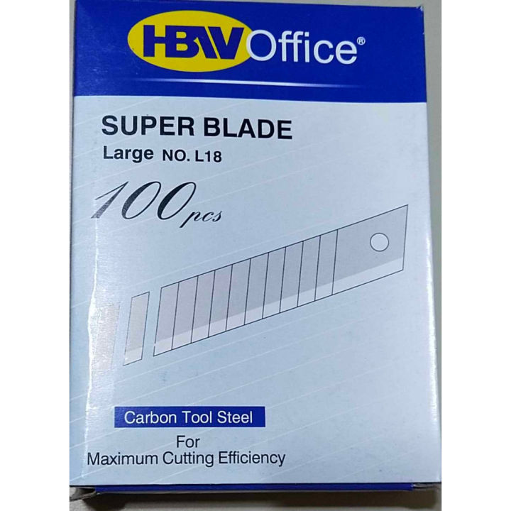 COD Cutter Blade BIG, HBW Super Blade BIG, 10 tubes x 10pcs - 100pcs ...