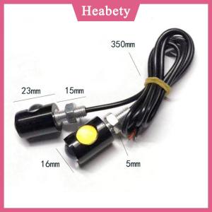 Heabety Sáng Tạo Xe Máy Đèn Tín Hiệu Giấy Phép Tấm Ánh Sáng LED Bóng Đèn Hình Dạng Mắt Lần Lượt Chỉ Số Siêu Sáng Dễ Dàng Cài Đặt