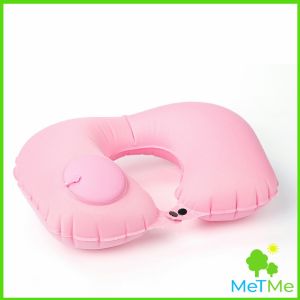METME หมอนรองคอตัวยู U หมอนรองคอปั๊มลมในตัว หมอนเป่าลมรองคอ ในรถ Pillow