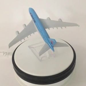 2025JASON TUTU 16cm Korean Air Airbus A380 Airplane Model Airplane Diecast Metal 1/400 Scale Planes
