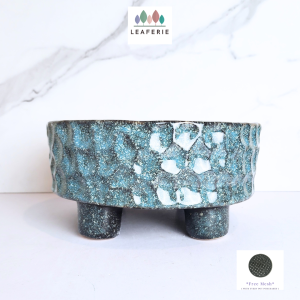 The Leaferie Bolin Shallow plant pots Ceramic flowerpot flowerpots flower pot planter planters