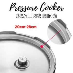 24/26/28cm Pressure Cooker Gasket Silicone Sealing Rings Heat-Resistant Silicone Rubber Rings
