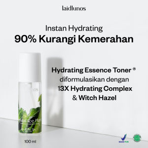 LAIDLUNOS Hydrating Essence Toner 100 ml - Melembabkan 4D Hyaluronic Acid (HA) Mencerahkan dengan Niacinamide