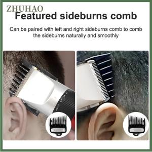 ZHUHAO 2 cái kẹp tóc giới hạn lược hướng dẫn giới hạn Lược tông đơ bảo vệ đính kèm phổ quát