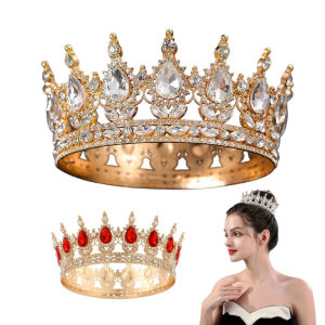 Crystal Tiaras And Crowns For Women Party Rhinestone Prom Diadem Bridal Wedding Hair Accessories Decor