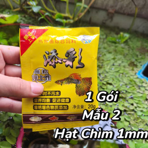 THỨC ĂN CÁ CẢNH GÓI VÀNG MẪU MỚI - Giup cá cảnh ăn nhiều lớn nhanh