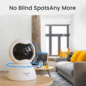 Kamera CCTV PTZ 2K 3MP AI Detection Privacy Mode Two Way Audio Connect Hp Handphone Android Iphone | Kamera Pengawas CCTV Fitur Komunikasi Dua Arah Sensor Gerak | Kamera CCTV Rumah Halaman Teras Outdoor Kantor Ruangan Pantau Jarak Jauh dari Hp | Xiaovv Q2