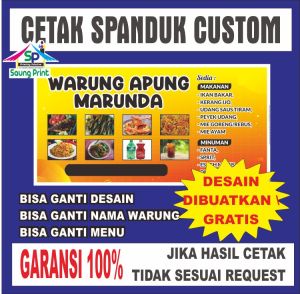 Banner makanan Bisa Ganti Nama atau Request Desain Suka-suka Isi Bebas
